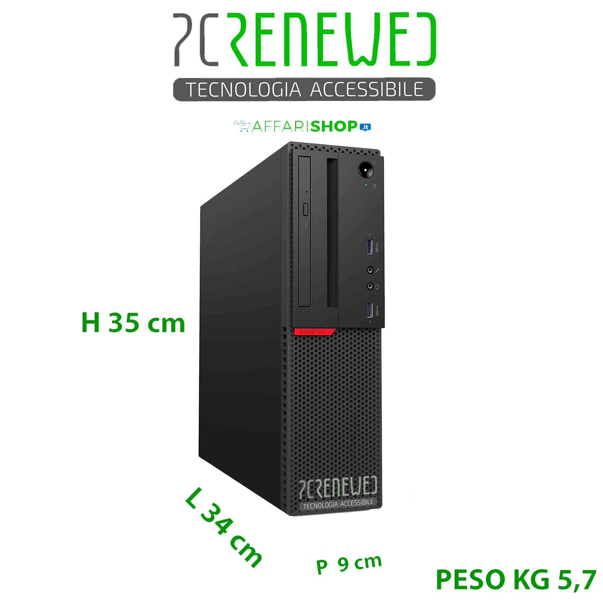 4070 Desktop Lenovo ThinkCentre M700 SFF Desktop - Intel I3-6100